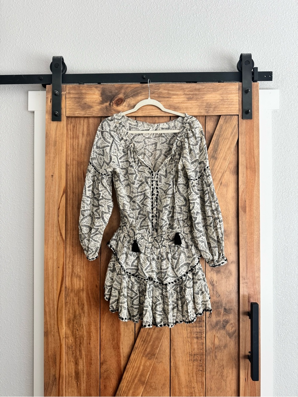 LoveShackFancy Ruffled Mini Dress Sz XS